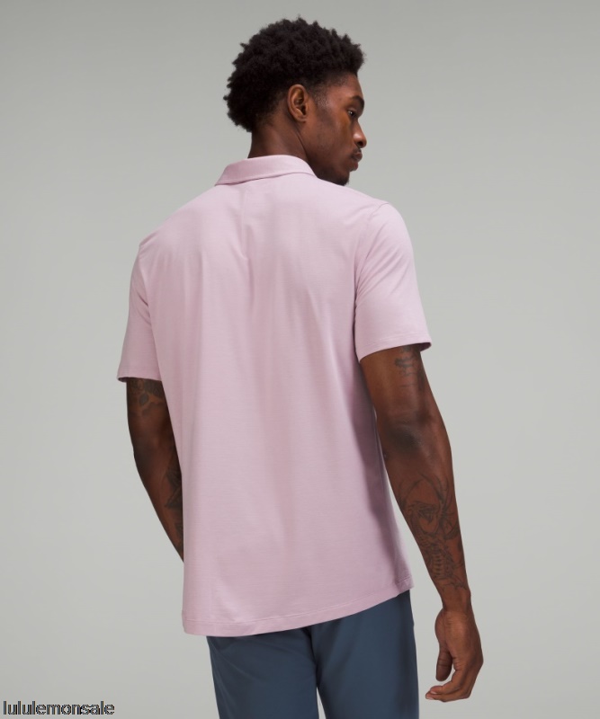 Lululemon Verkauf DELULU745 | Lululemon Deutschland Dusty Rose Evolution Kurzarm Poloshirt